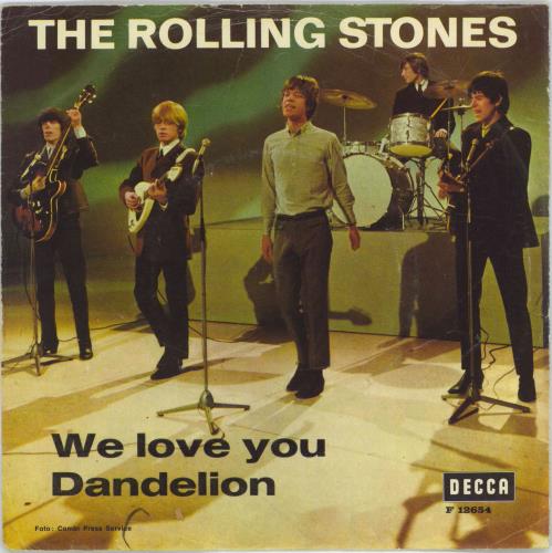 The Rolling Stones We Love You 7" vinyl single (7 inch record / 45) Norwegian ROL07WE773712