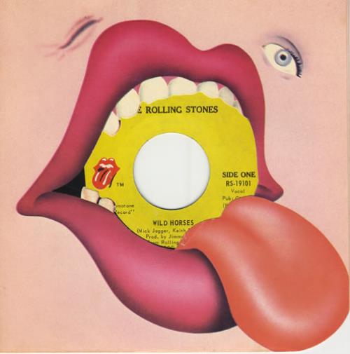 The Rolling Stones Wild Horses 7" vinyl single (7 inch record / 45) Canadian ROL07WI399423