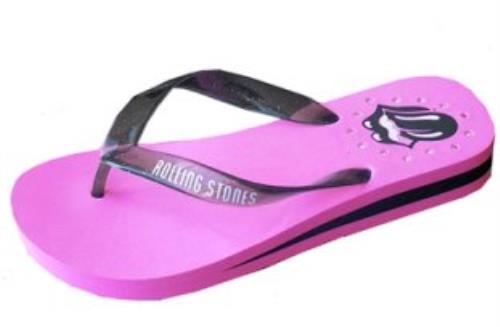 The Rolling Stones Womens Logo Sandals - Large clothing UK ROLMCWO330661