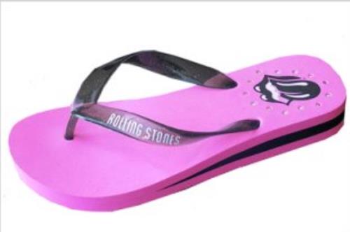 The Rolling Stones Womens Logo Sandals - Medium clothing UK ROLMCWO330659