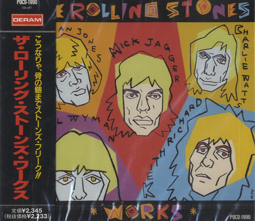 The Rolling Stones Works CD album (CDLP) Japanese ROLCDWO488277