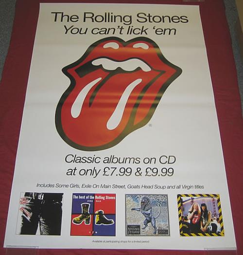 The Rolling Stones You Can't Lick 'Em poster UK ROLPOYO359848