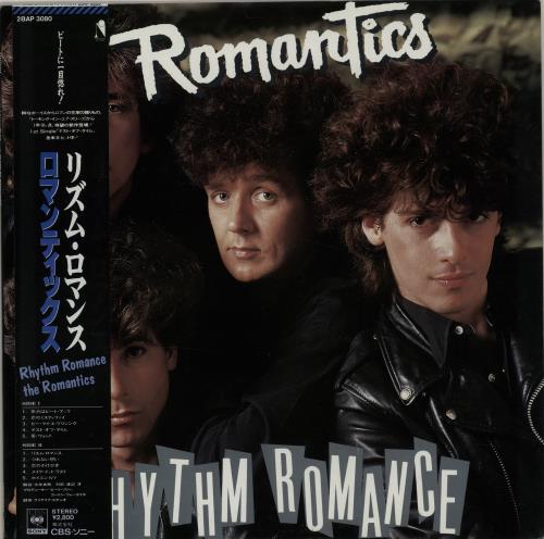 The Romantics Rhythm Romance + Obi vinyl LP album (LP record) Japanese RO6LPRH648014