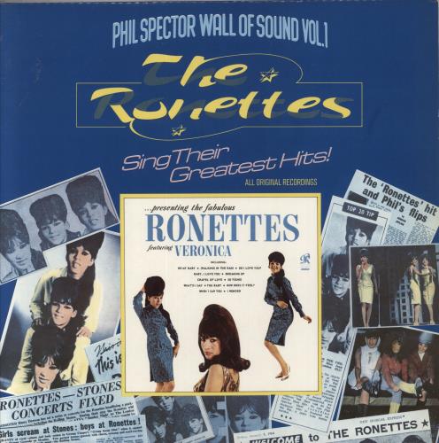 The Ronettes Sing Their Greatest Hits - EX vinyl LP album (LP record) UK RONLPSI680951