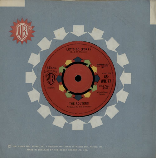 The Routers Let's Go (Pony) 7" vinyl single (7 inch record / 45) UK 7RO07LE570333