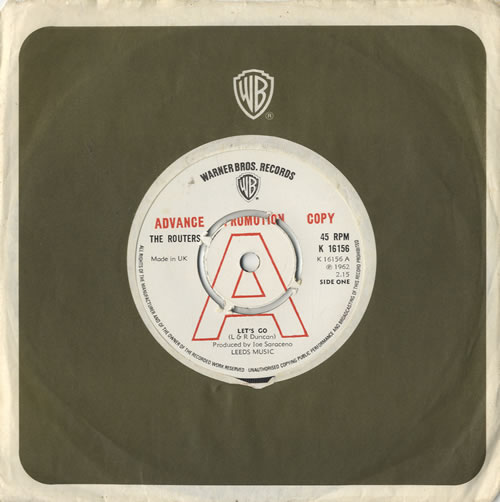 The Routers Let's Go 7" vinyl single (7 inch record / 45) UK 7RO07LE482495