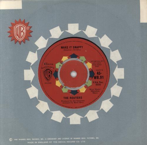 The Routers Make It Snappy 7" vinyl single (7 inch record / 45) UK 7RO07MA713798