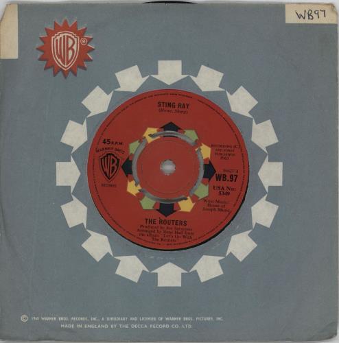The Routers Sting Ray 7" vinyl single (7 inch record / 45) UK 7RO07ST753031