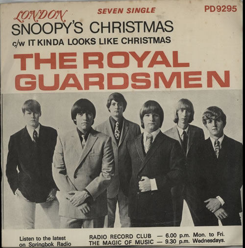 The Royal Guardsmen Snoopy's Christmas 7" vinyl single (7 inch record / 45) South African T5107SN634523