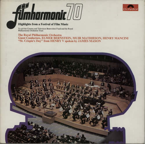 The Royal Philharmonic Orchestra Filmharmonic 70 2-LP vinyl record set (Double LP Album) UK RPO2LFI633622