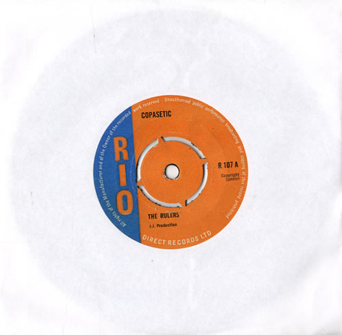 The Rulers Copasetic 7" vinyl single (7 inch record / 45) UK VN707CO562971