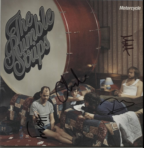 The Rumble Strips Motorcycle - Autographed Sleeve memorabilia UK RE4MMMO626416