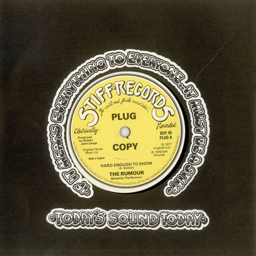 The Rumour Hard Enough To Show 7" vinyl single (7 inch record / 45) UK TR307HA502536