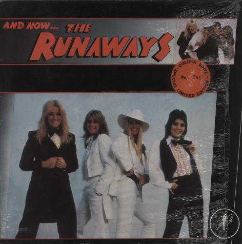 The Runaways And Now...The Runaways - Red Vinyl + Red Stickered Sleeve vinyl LP album (LP record) UK RWSLPAN797165