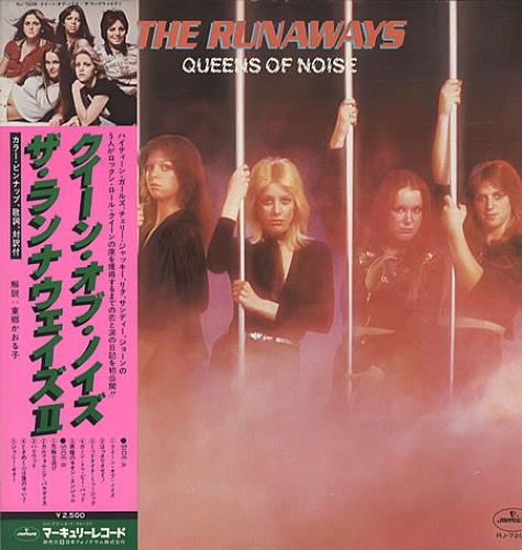 The Runaways Queens Of Noise vinyl LP album (LP record) Japanese RWSLPQU341453