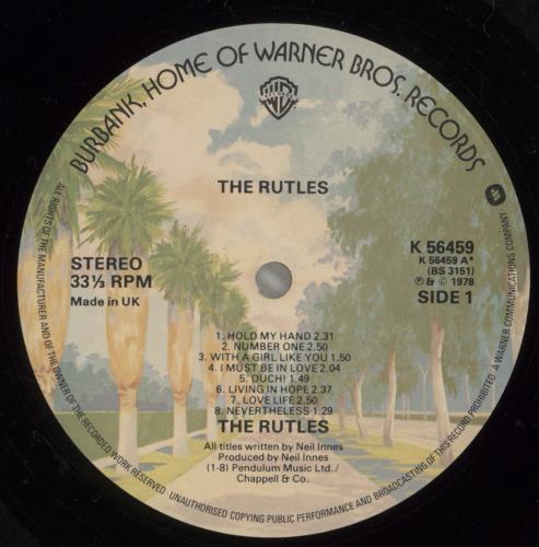 The Rutles The Rutles - EX vinyl LP album (LP record) UK RTLLPTH698164