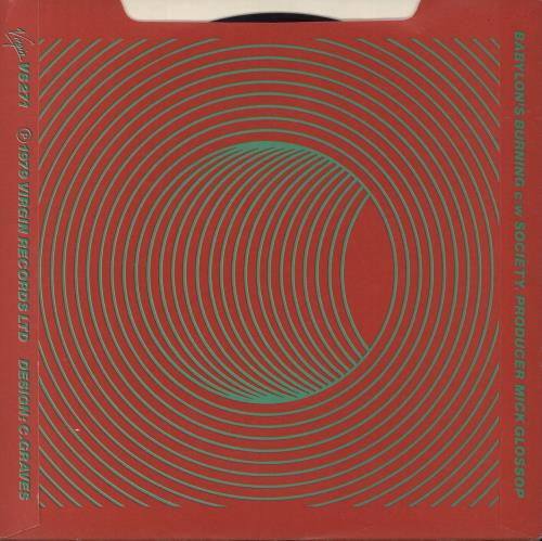 The Ruts Babylon's Burning 7" vinyl single (7 inch record / 45) UK RTS07BA736716