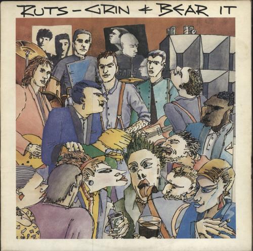 The Ruts Grin & Bear It + insert vinyl LP album (LP record) UK RTSLPGR679292
