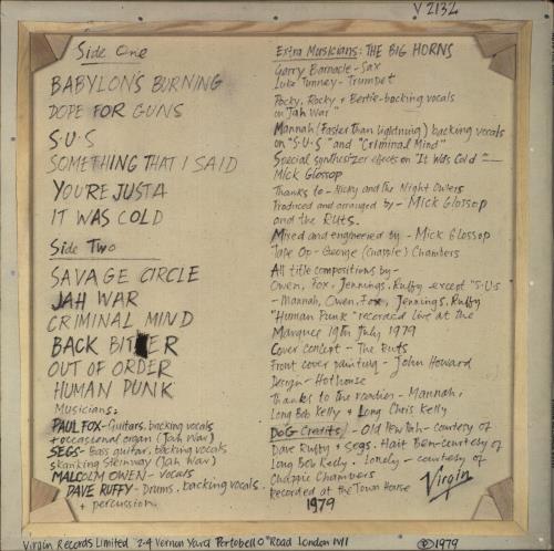 The Ruts The Crack - EX vinyl LP album (LP record) UK RTSLPTH549754