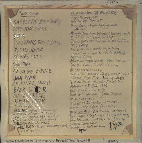 The Ruts The Crack - Shrink vinyl LP album (LP record) UK RTSLPTH866750