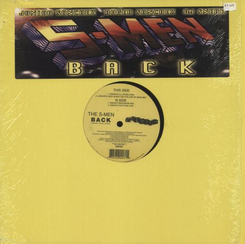The S-Men Back 12" vinyl single (12 inch record / Maxi-single) US -KP12BA887961