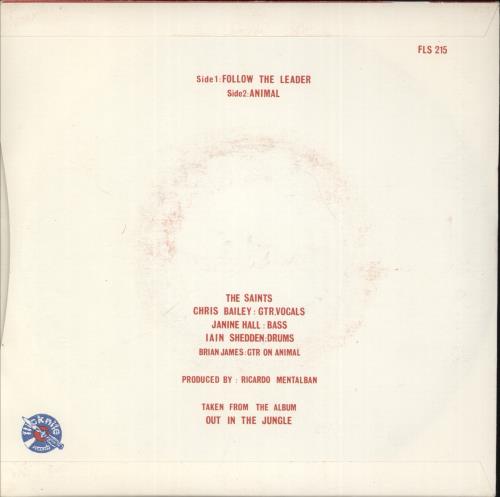 The Saints Follow The Leader 7" vinyl single (7 inch record / 45) UK IAS07FO194599