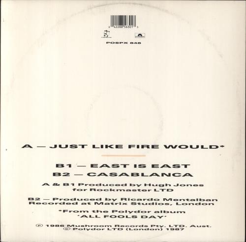 The Saints Just Like Fire Would 12" vinyl single (12 inch record / Maxi-single) UK IAS12JU824727