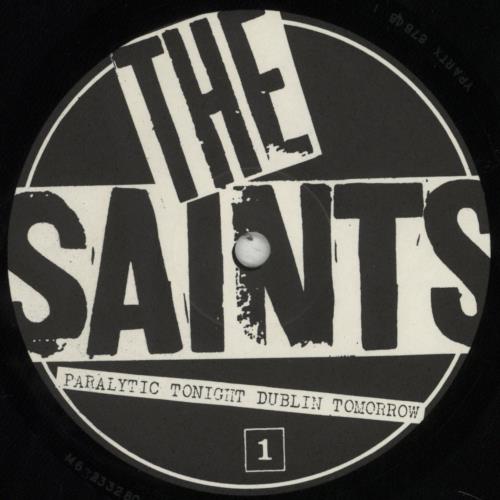 The Saints Paralytic Tonight Dublin Tomorrow 12" vinyl single (12 inch record / Maxi-single) French IAS12PA455127