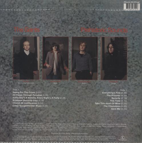 The Saints Prehistoric Sounds - 180gm Silver Vinyl vinyl LP album (LP record) UK IASLPPR856336