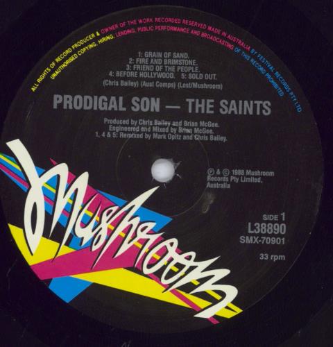 The Saints Prodigal Son vinyl LP album (LP record) UK IASLPPR830073