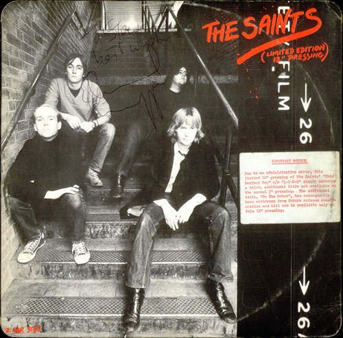 The Saints This Perfect Day - Autographed 12" vinyl single (12 inch record / Maxi-single) UK IAS12TH516121