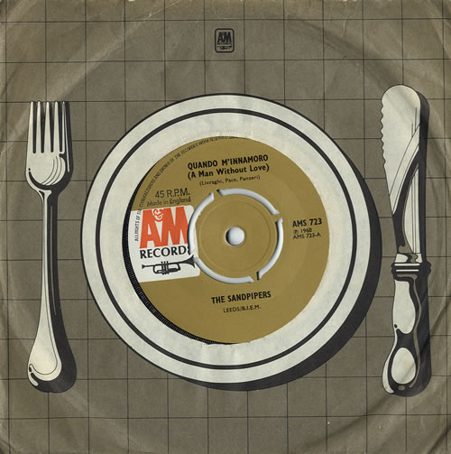 The Sandpipers Quando M'Innamoro 7" vinyl single (7 inch record / 45) UK SDP07QU511885