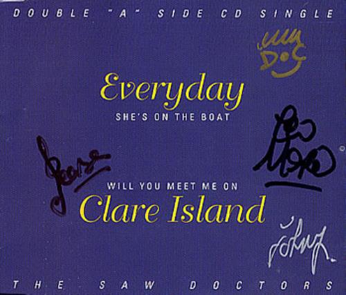 The Saw Doctors Everyday - Autographed! CD single (CD5 / 5") UK TSWC5EV360150