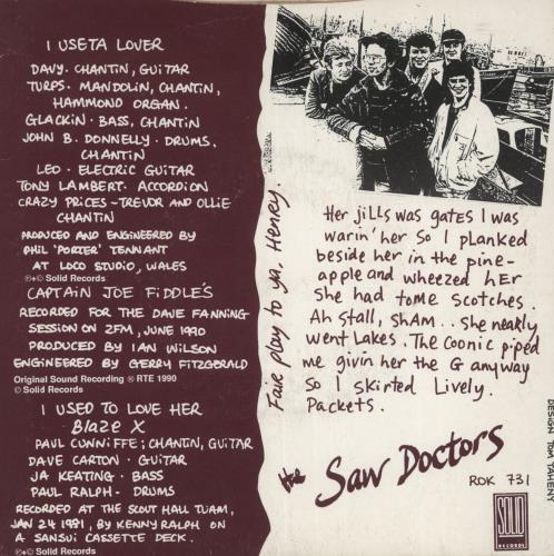 The Saw Doctors I Useta Lover 7" vinyl single (7 inch record / 45) UK TSW07IU700004