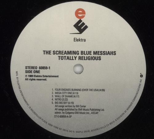 The Screaming Blue Messiahs Totally Religious - Shrink vinyl LP album (LP record) German IAHLPTO869569