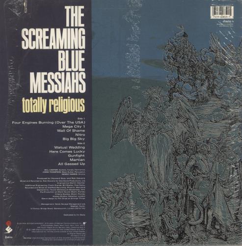 The Screaming Blue Messiahs Totally Religious - Shrink vinyl LP album (LP record) German IAHLPTO869569