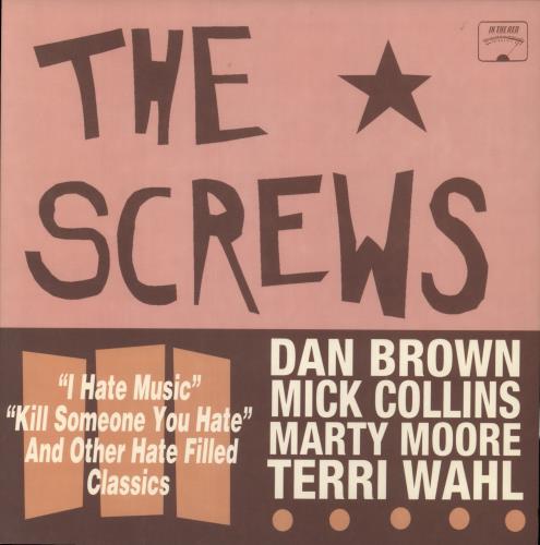The Screws Hate Filled Classics vinyl LP album (LP record) US -VLLPHA890340