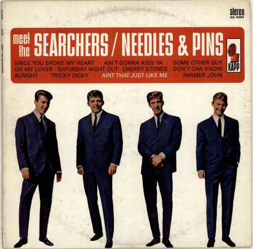 The Searchers Meet The Searchers / Needles & Pins - 1st vinyl LP album (LP record) US SRCLPME83202