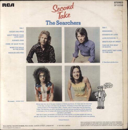 The Searchers Second Take vinyl LP album (LP record) UK SRCLPSE852811