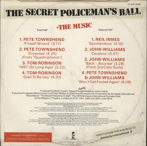 The Secret Policeman's Ball The Secret Policeman's Ball EP 12" vinyl single (12 inch record / Maxi-single) UK U3O12TH128934