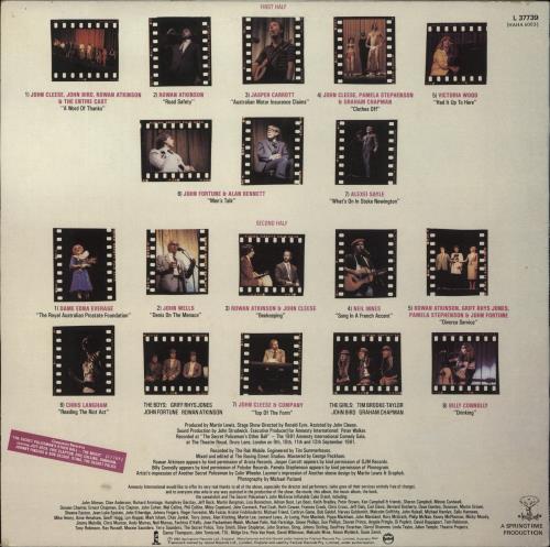 The Secret Policeman's Ball The Secret Policeman's Other Ball vinyl LP album (LP record) Australian U3OLPTH878830