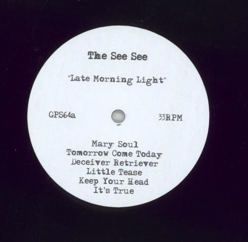 The See See Late Morning Light - Numbered vinyl LP album (LP record) UK ZNPLPLA861803