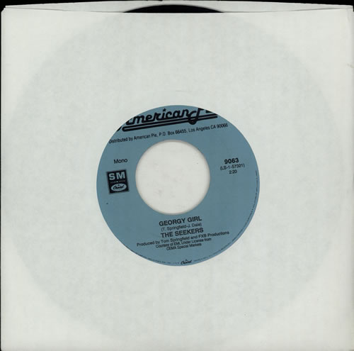 The Seekers Georgy Girl 7" vinyl single (7 inch record / 45) US SEK07GE575692