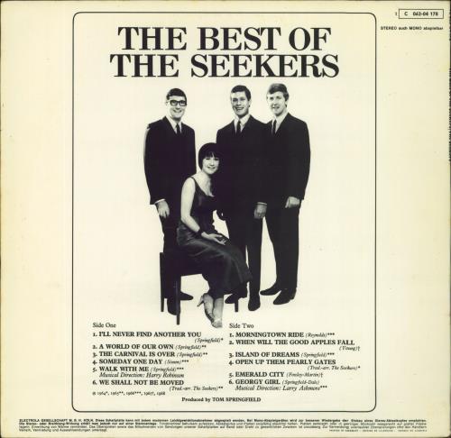 The Seekers The Best Of The Seekers vinyl LP album (LP record) German SEKLPTH804482