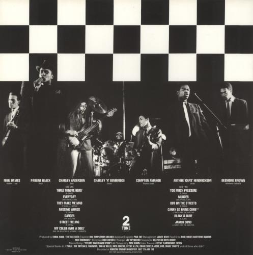 The Selecter Too Much Pressure + Bonus 7" - Clear Vinyl vinyl LP album (LP record) UK SELLPTO875418