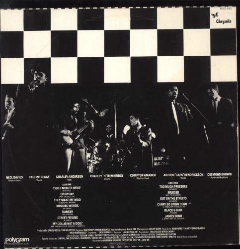 The Selecter Too Much Pressure vinyl LP album (LP record) Portuguese SELLPTO731509