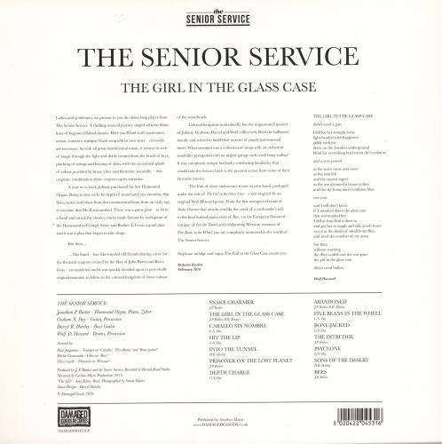 The Senior Service The Girl In The Glass Case vinyl LP album (LP record) UK 0JFLPTH729688