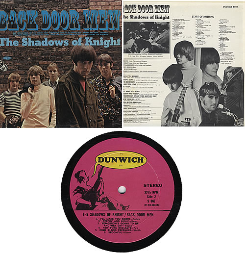 The Shadows Of Knight Back Door Men vinyl LP album (LP record) US SOKLPBA315000
