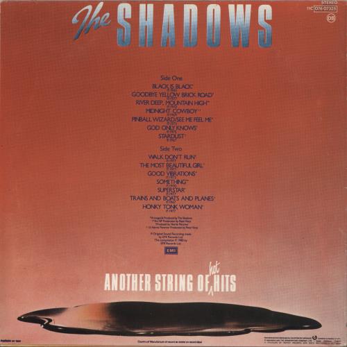 The Shadows Another String Of Hot Hits vinyl LP album (LP record) Portuguese SHDLPAN875039