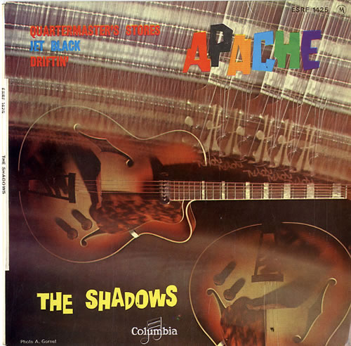 The Shadows Apache EP 7" vinyl single (7 inch record / 45) French SHD07AP267432